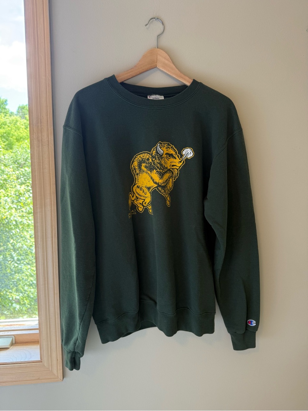 Champion NDSU Green Crewneck Sweatshirt